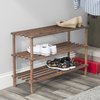 Home Basics Pine Shoe Shelf, Cherry SR49069